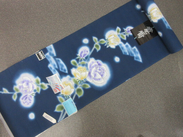 【彩】◆◆新古品◆◆浴衣◆反物　未仕立て　25-1007-9_画像1