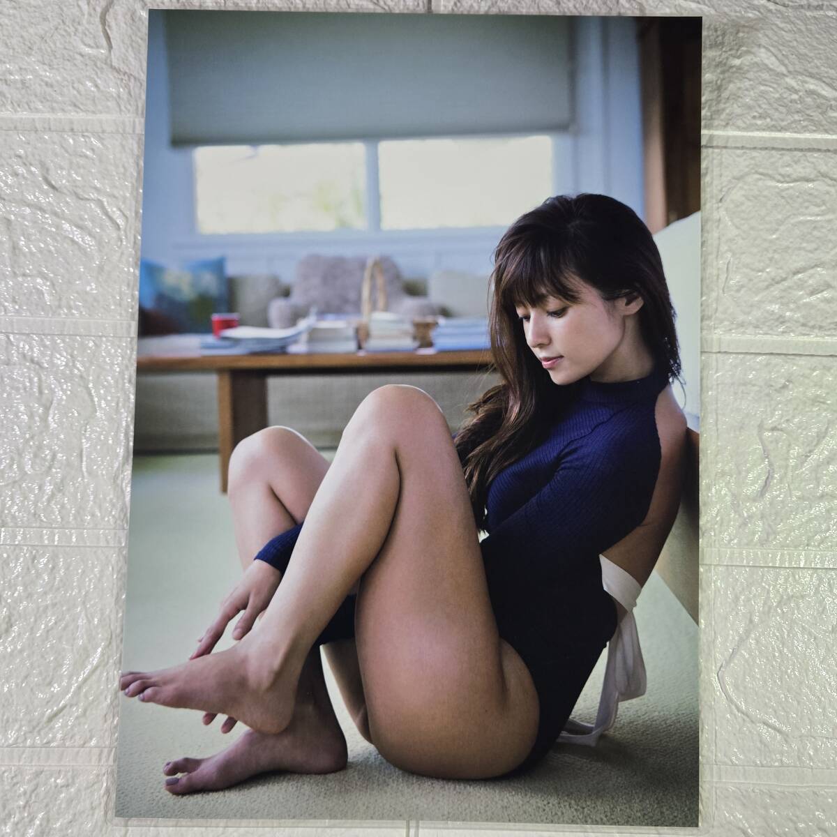  Fukada Kyouko A4[ местного производства плёнка 150μ ламинирование обработка ] купальный костюм журнал порез .[ bikini model ]i84