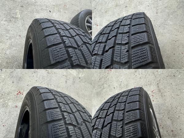 ★即決 バリ山 美品 スタッドレスタイヤホイールセット 215/65r16 2022年製 グッドイヤー アイスナビ7 カローラクロス MIDホイール_画像6
