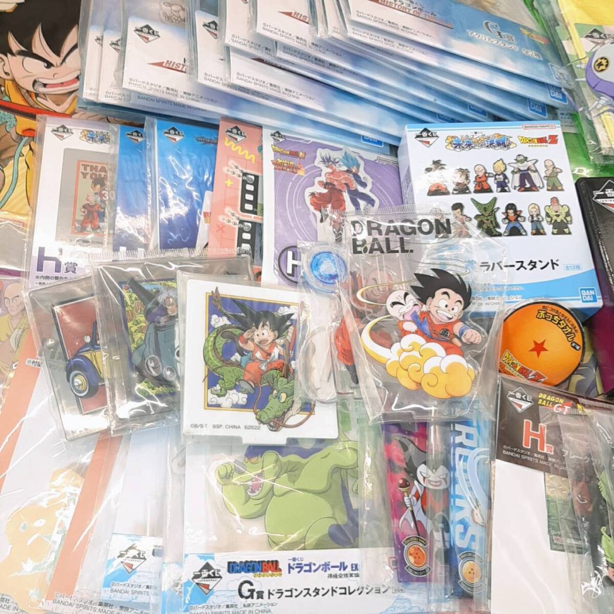r12【1円～】 ドラゴンボール グッズ まとめ 大量 クリアファイル アクリルスタンド キーホルダー マスター将棋 他 アニメグッズ 現状品_画像8