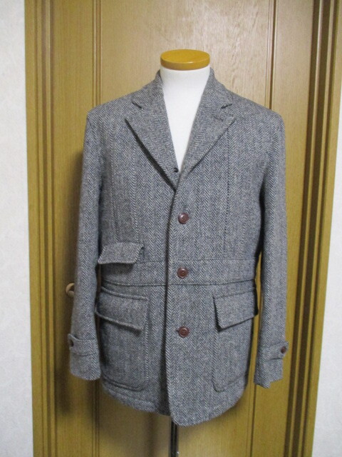 レア BERT PULITZER バートピューリッツアー ハリスツイード ノーフォークジャケット  ヘリンボーン_画像1