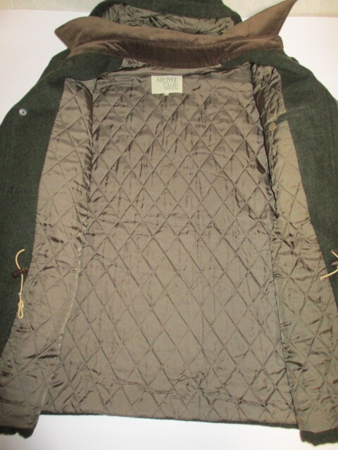 レア ARGYL CLUB アーガイルクラブ ウール ハンティング ジャケット フィールド コート　L　エーボンハウス ブリティッシュ アウトドア_画像5