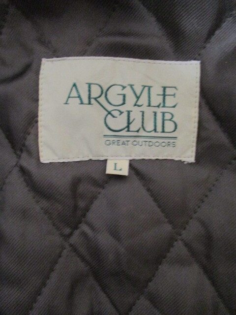 レア ARGYL CLUB アーガイルクラブ ウール ハンティング ジャケット フィールド コート　L　エーボンハウス ブリティッシュ アウトドア_画像7