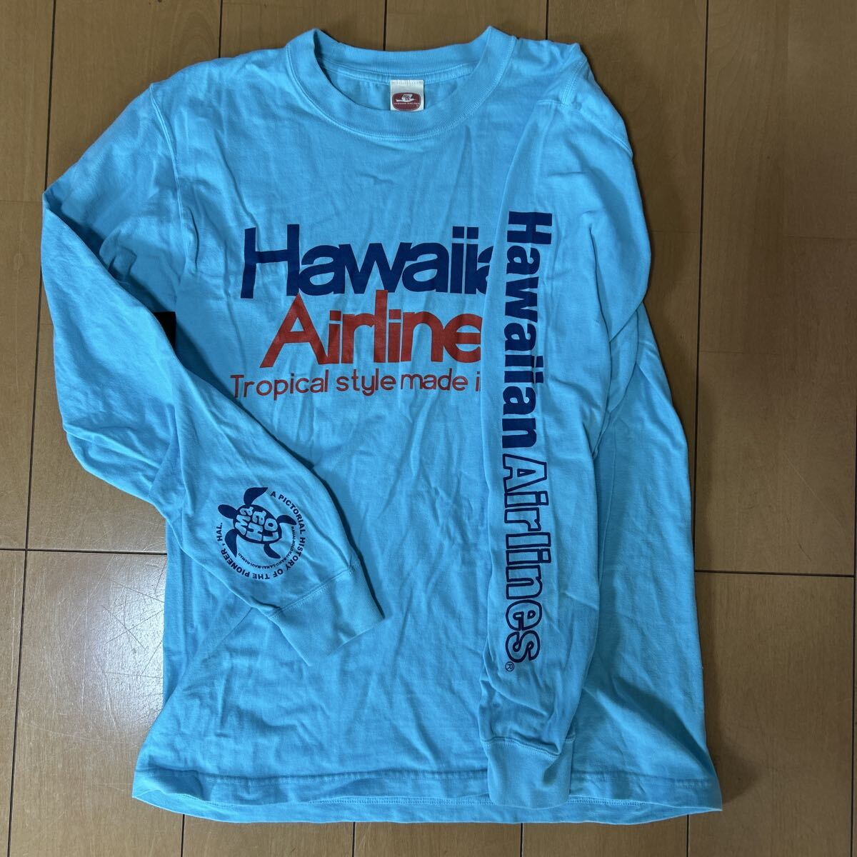 長袖Tシャツ ロンT M HAWAII ハワイアン航空_画像4