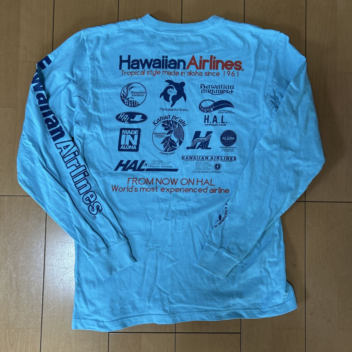 長袖Tシャツ ロンT M HAWAII ハワイアン航空_画像5
