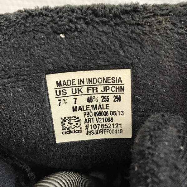 adidas/ Adidas *ZAPPAN WINTER MID/ кожа / - ikatto спортивные туфли [25.5/black/ чёрный ] натуральная кожа / The  хлеб winter /Shoes/trainers*TD-079