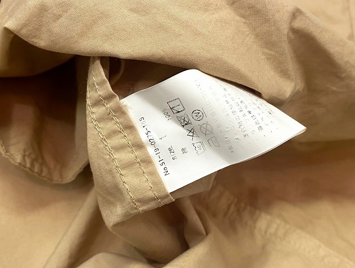 Manual Alphabet（マニュアルアルファベット）× BEAMS LIGHTS (ビームスライツ) 別注 テフロンモッズステンカラーコート MODS COAT日本製1_画像8