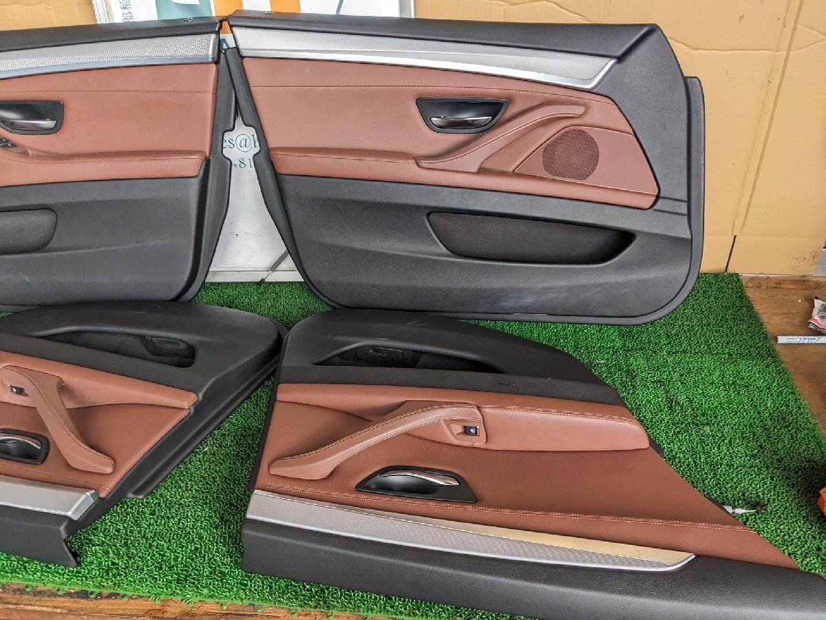 BMW　ドアトリム　左右　523d ツーリング　LDA-MX20　MX20　F11 LCI　2013　F11　#hyj　NSP272895_画像3