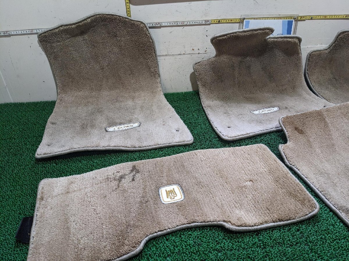 トヨタ フロアマット クラウン DBA-GRS202 GRS202 2008 ローヤルサルーン #hyj NSP275551_画像3