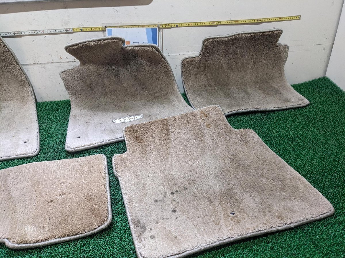 トヨタ フロアマット クラウン DBA-GRS202 GRS202 2008 ローヤルサルーン #hyj NSP275551_画像2