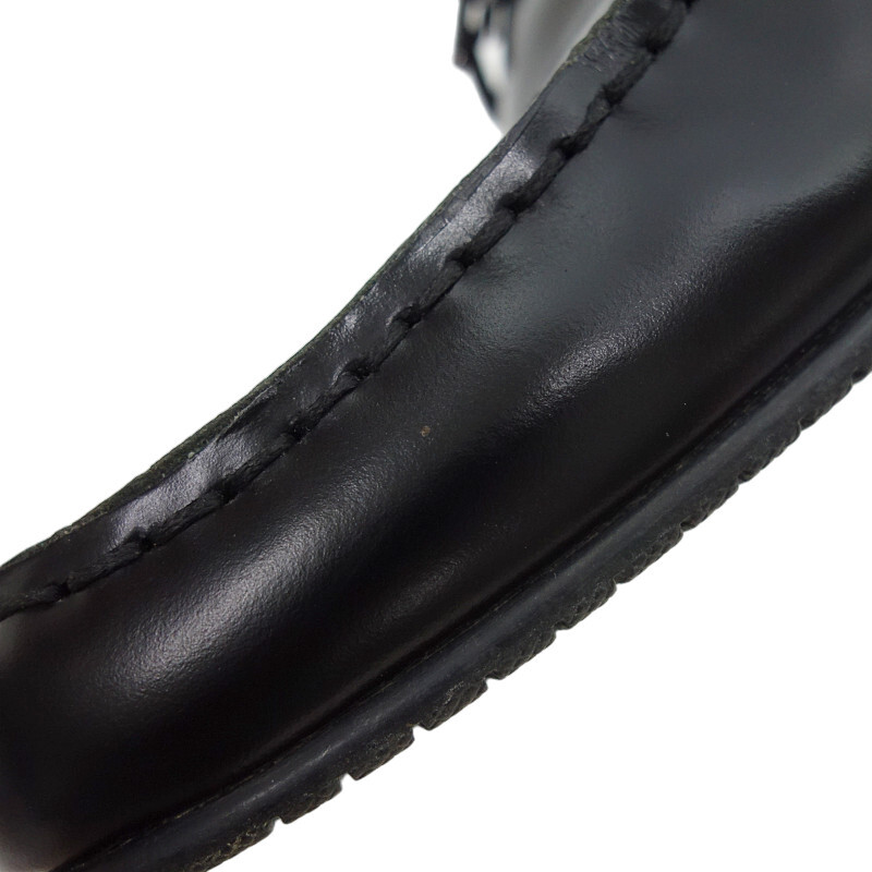 【PRICE DOWN】MODELLO VITA VT5682 カジュアル 本革 スリッポン シューズ ブラック サイズ メンズ24.5cm_画像7