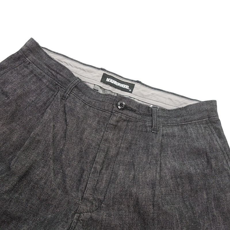 【特別価格】NEIGHBORHOOD UCK-D/C-PT デニムスラックス パンツ ブラック サイズ メンズ3_画像6