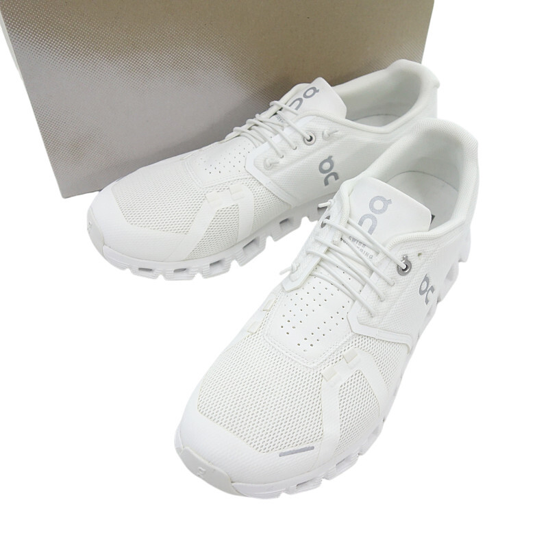 on Cloud 5 クラウド ローカットスニーカー ホワイト サイズ メンズ27.5cm_画像1