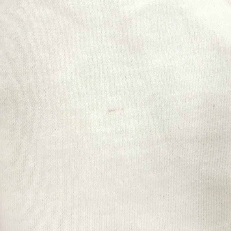 D&G リブニット 切替 ワッペン クルーネック スウェット ホワイト サイズ メンズM_画像8