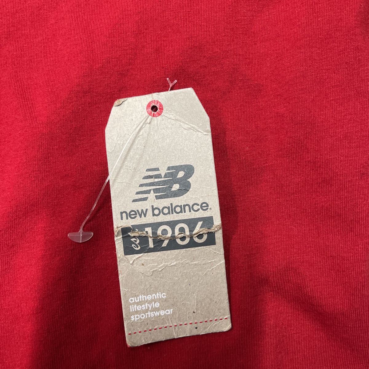 ニューバランス new balance Tシャツ レッド 半袖 2XL サイズ 未使用 ロゴ メンズ LLサイズ_画像5