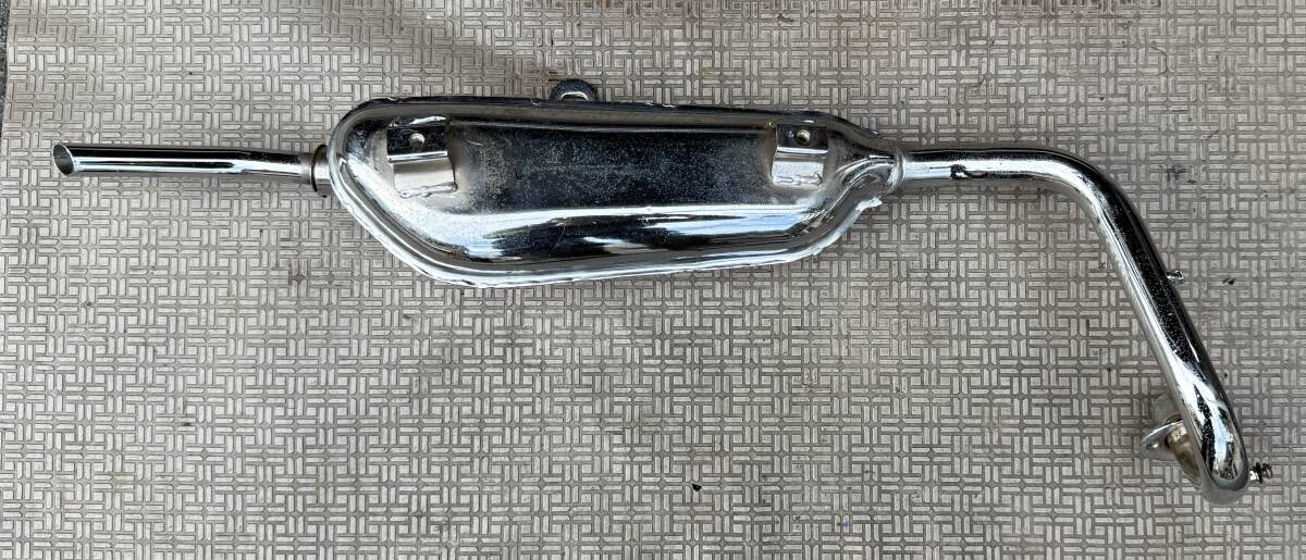 モンキー社外品ノーマルタイプマフラーです。　メッキモデル_画像1