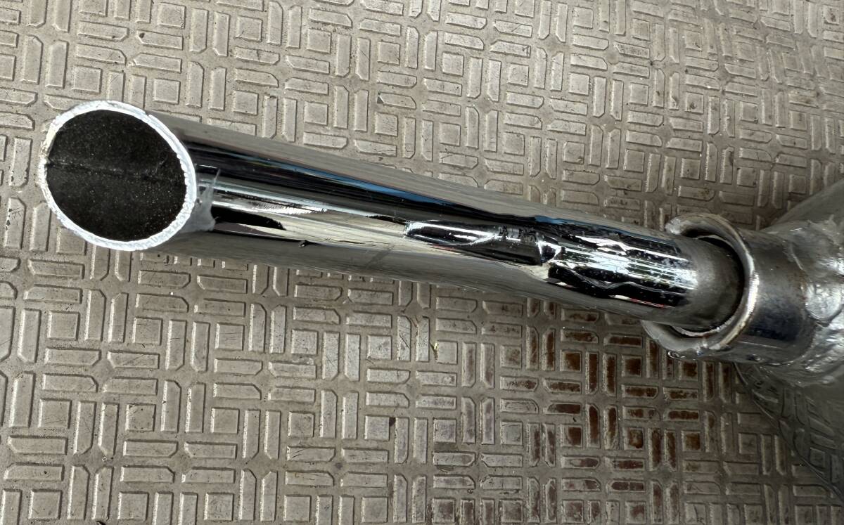 モンキー社外品ノーマルタイプマフラーです。　メッキモデル_画像4