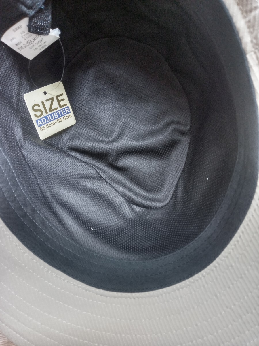 【送料無料 即決】（新品）シンプル 無地 中折れハット （白に近いくらいのライトグレー）帽子 男女兼用 オールシーズン / 定番 オシャレ_画像8
