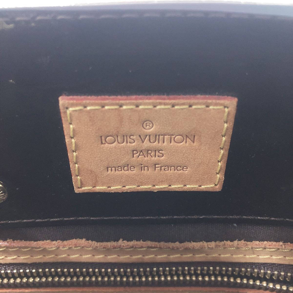 ★4-1001 LOUIS VUITTON ルイヴィトン M91993 モノグラムヴェルニ リードPM ハンドバッグ トートバッグ アマラント ボルドー系 MI1087