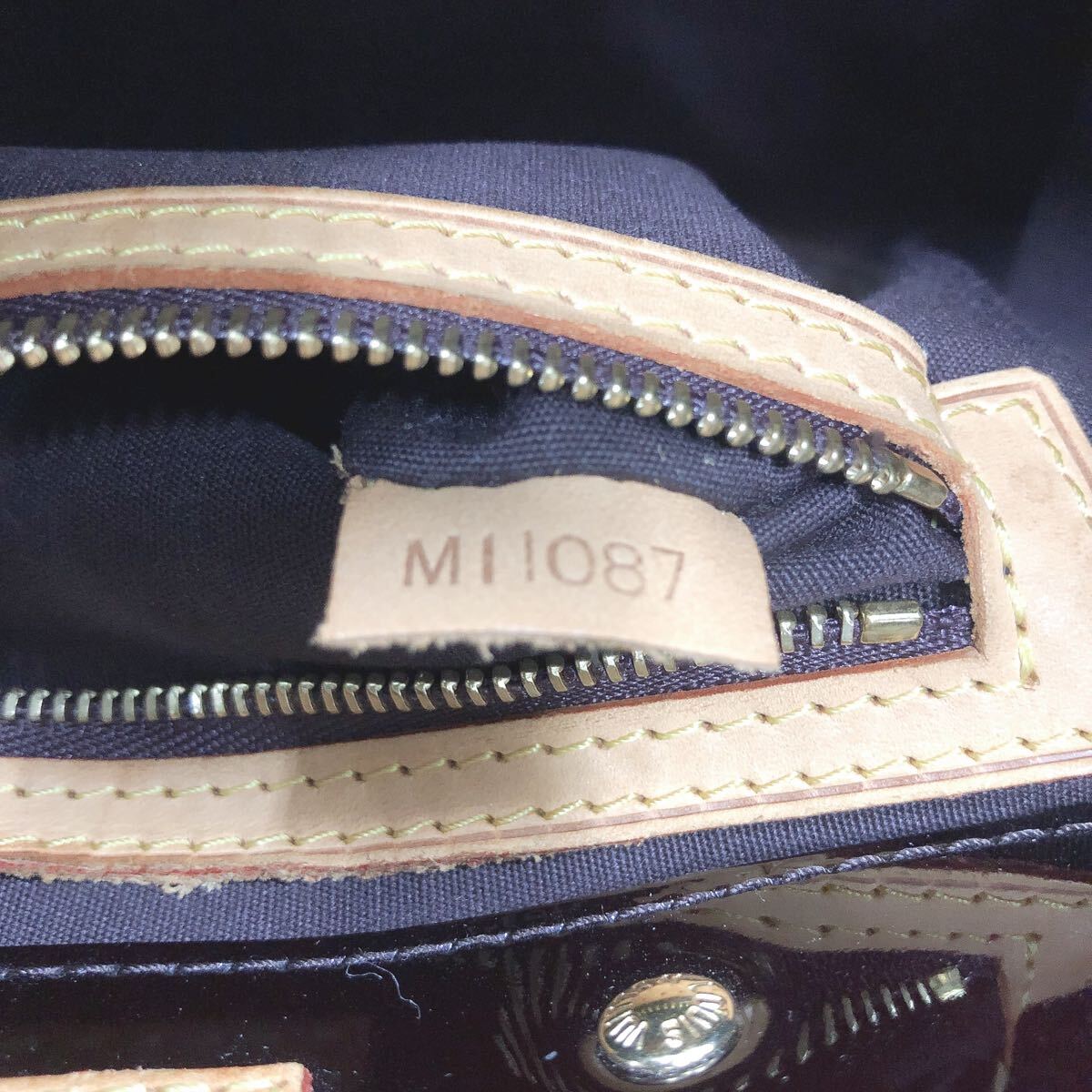 ★4-1001 LOUIS VUITTON ルイヴィトン M91993 モノグラムヴェルニ リードPM ハンドバッグ トートバッグ アマラント ボルドー系 MI1087
