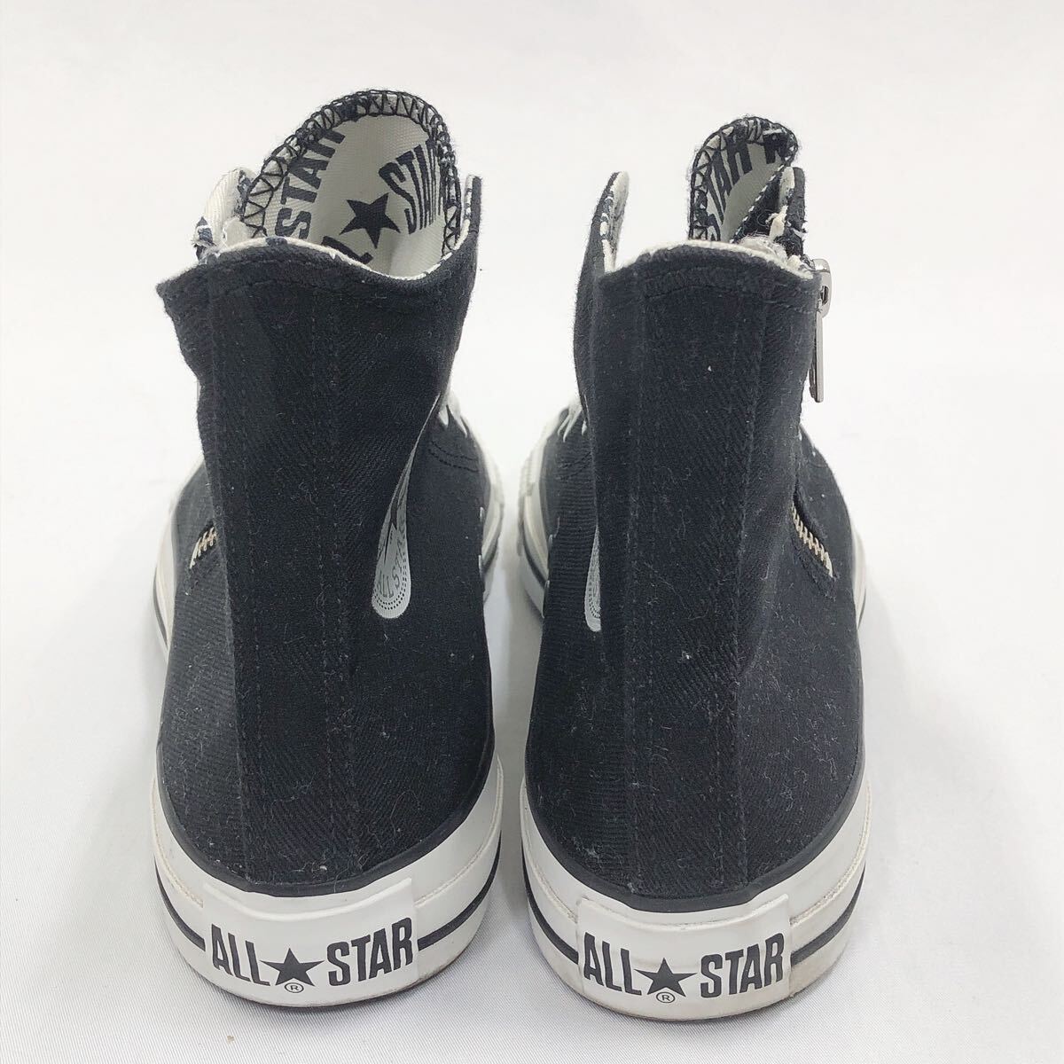 ★4-1001 美品 CONVERSE ALL STAR コンバース オールスター 25cm ハイカットスニーカー ハイカット ブラック 箱付き シューキーパー付き_画像5