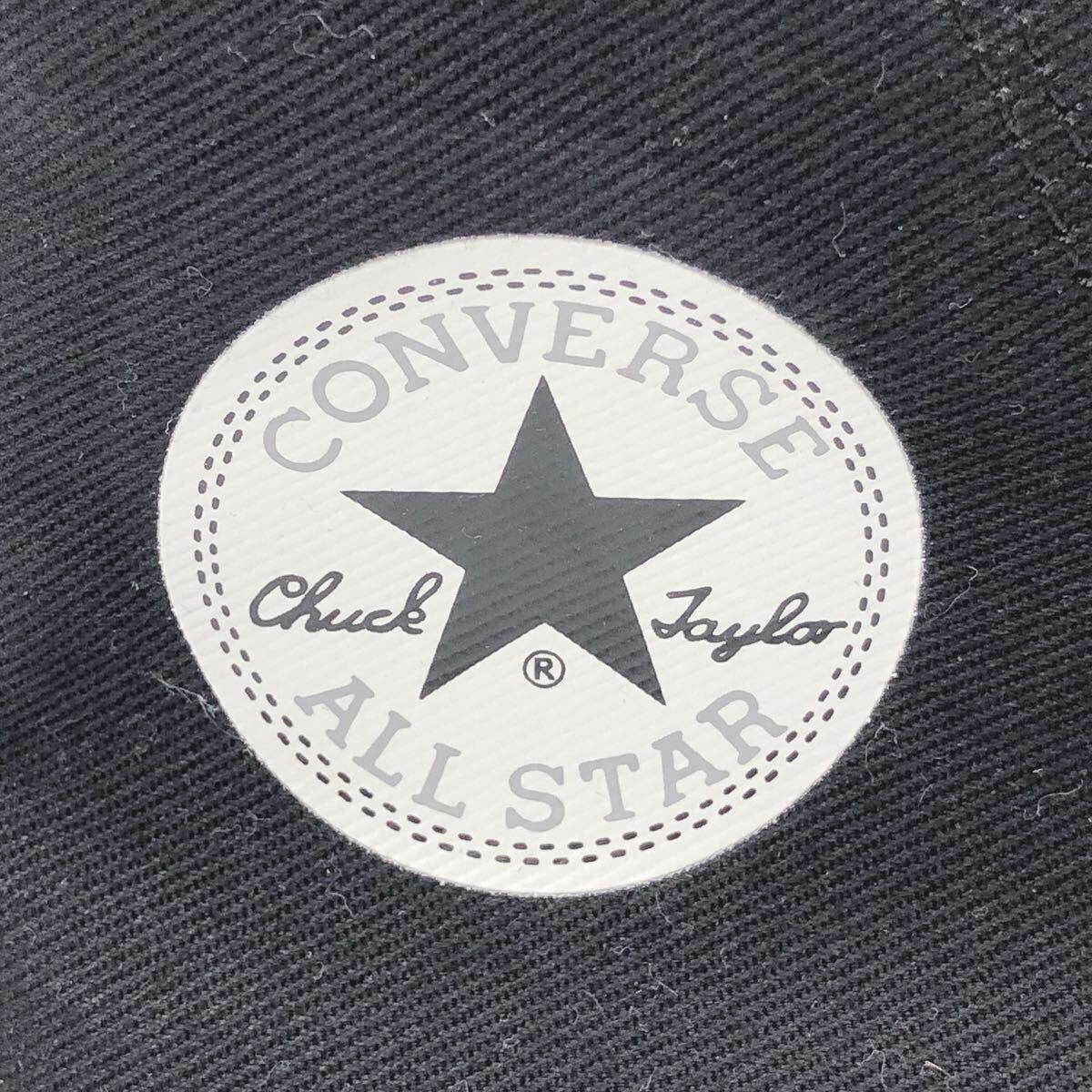 ★4-1001 美品 CONVERSE ALL STAR コンバース オールスター 25cm ハイカットスニーカー ハイカット ブラック 箱付き シューキーパー付き_画像8