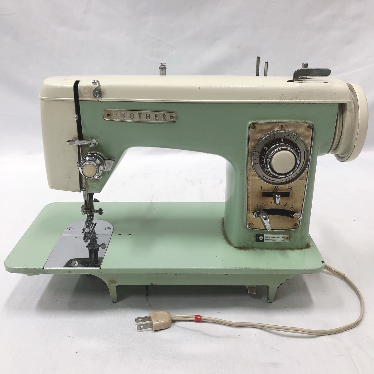 *1-0923 BROTHER Brother швейная машина рукоделие античный зеленый 