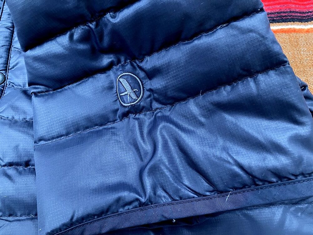 *AIGLE Aigle короткий рукав down рубашка XL размер * поиск пуховик лучший уличный