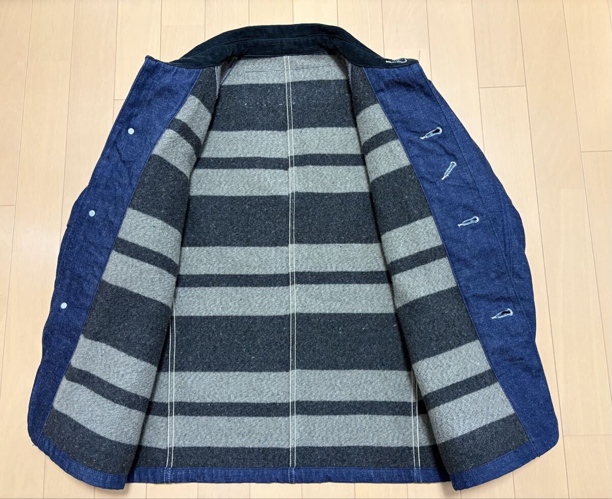 アットラストTIMEWORN CLOTHING 36サイズ邊見氏ATLAST 727J Blanket Lined Raglan Sleeve CoverallブッチャープロダクツTALES OF TOMORROW _画像7