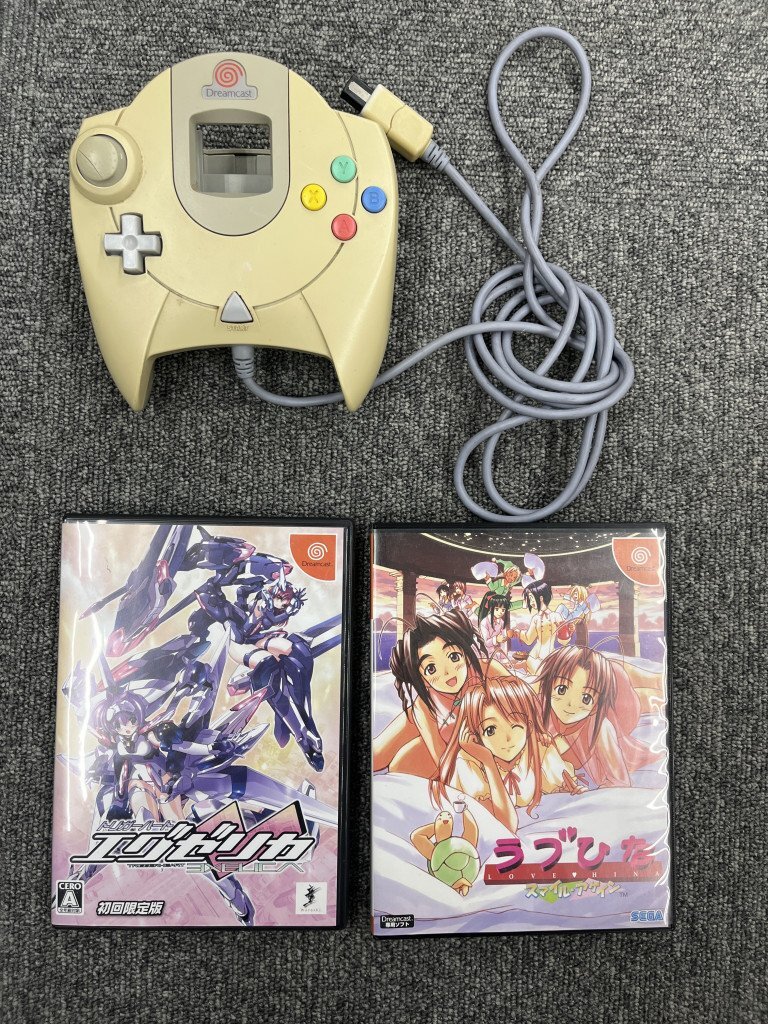 ☆ドリームキャスト　コントローラ　ソフト　まとめて　動(dòng)作未確認(rèn)　現(xiàn)狀品　TK203761