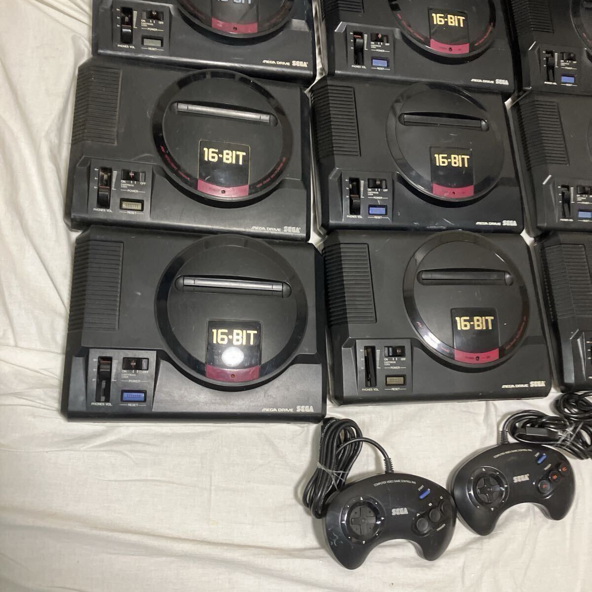SEGA メガドライブ本体 10台セット 起動確認済 現状品_画像3