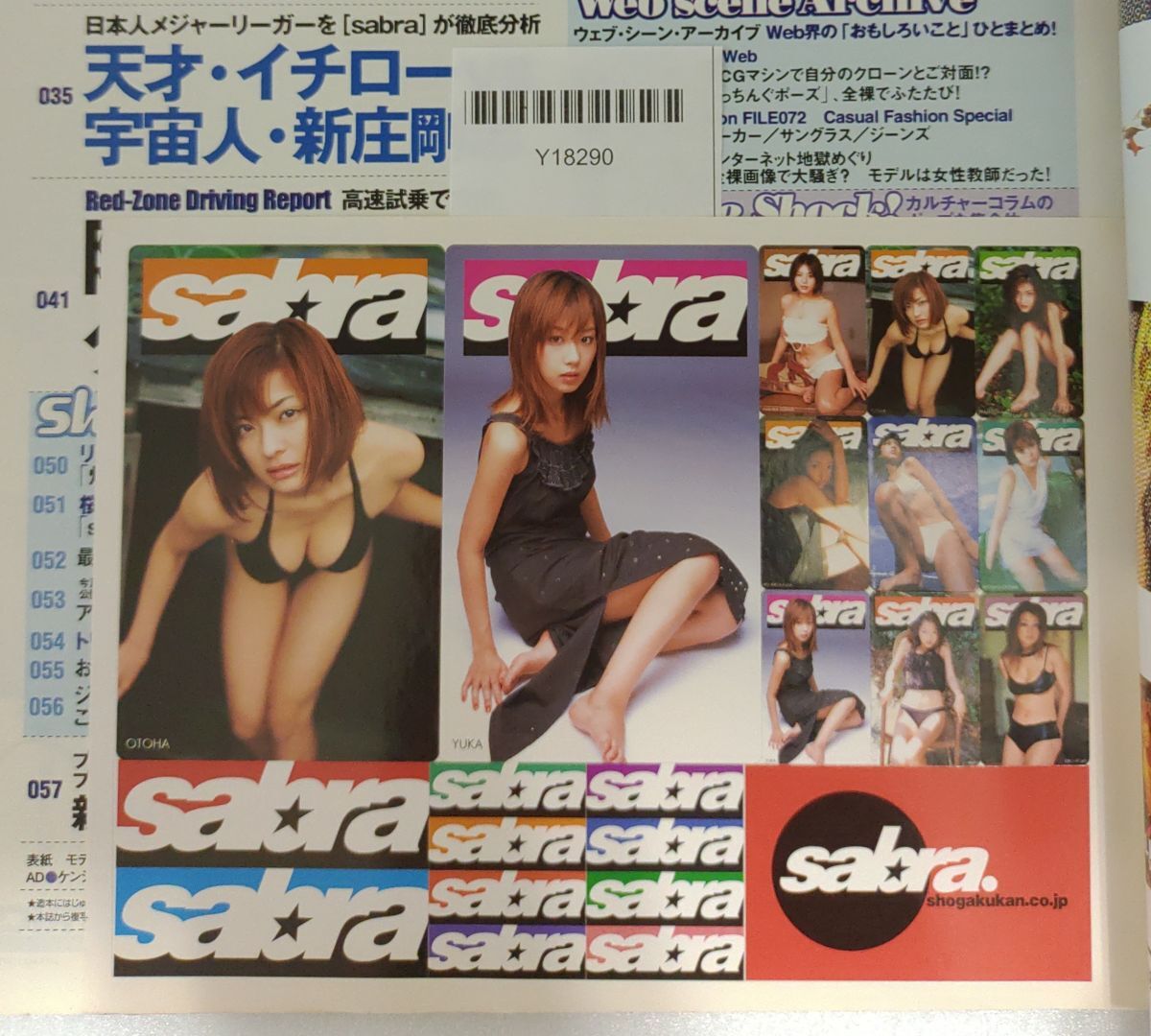『サブラ Sabra 2001年 不揃い18冊セット 一部付録付 乙葉 佐藤江梨子 小池栄子 他』55-05-2B_20251015_mm_Y18290_画像6