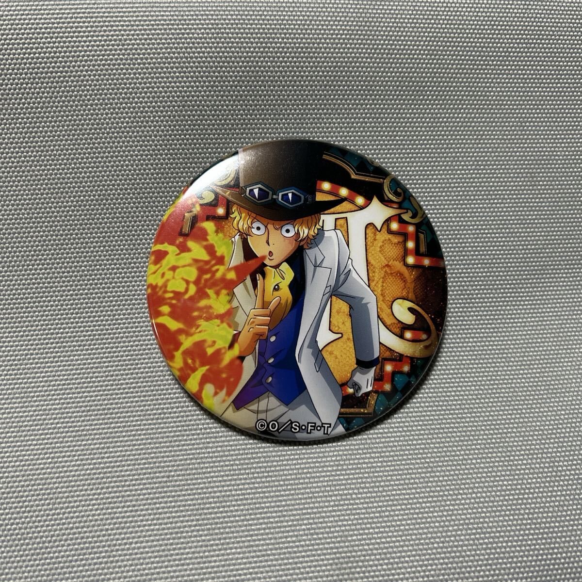 ワンピース 輩缶バッジ サボ_画像1