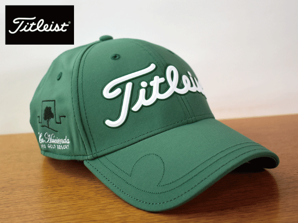 C23《未使用品》TITLEIST タイトリスト【フリーサイズ】La Hacienda Links Golf Resort ゴルフ スポーツ 帽子 キャップ USモデル