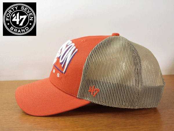 A964《未使用品》47 BRAND 47ブランド【フリーサイズ】USカレッジ CLEMSON TIGERS タイガース 野球帽 帽子 キャップ USモデル