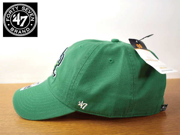 A960《未使用品》47 BRAND 47ブランド【フリーサイズ】USカレッジ NOTRE DAME FIGHTING IRISH 野球帽 帽子 キャップ USモデル