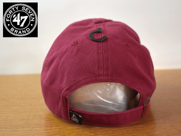 A989《未使用品》47 BRAND 47ブランド【フリーサイズ】NHL ARIZONA COYOTES コヨーテス 野球帽 帽子 キャップ USモデル