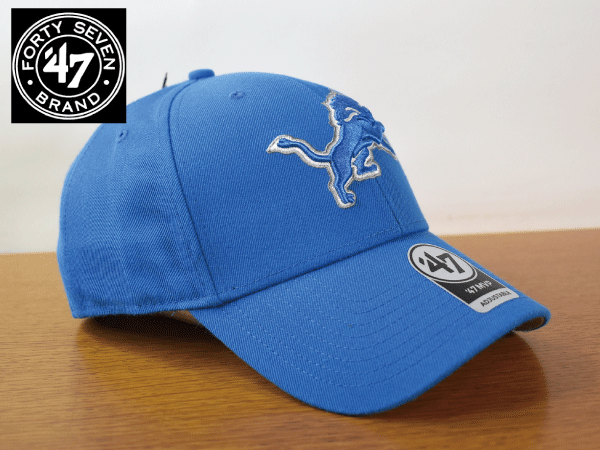 C50《未使用品》47 BRAND 47ブランド【フリーサイズ】NFL DETROIT LIONS ライオンズ 野球帽 帽子 キャップ USモデル