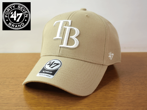 A32《未使用品》47 BRAND 47ブランド【フリーサイズ】MLB TAMPA BAY RAYS レイズ 野球帽 帽子 キャップ USモデルの画像1