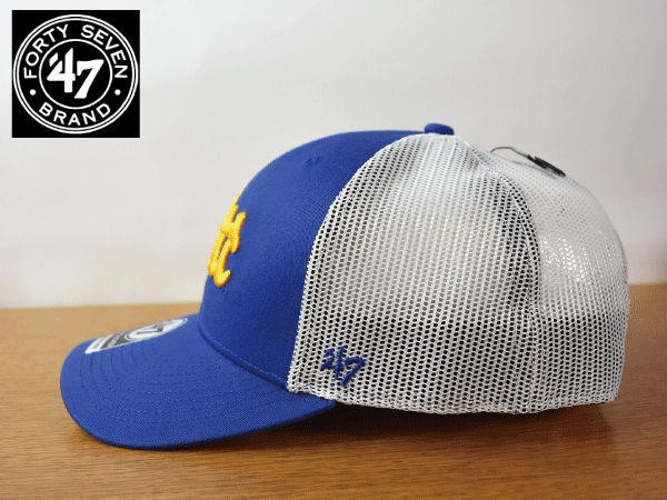 A82《未使用品》47 BRAND 47ブランド【フリーサイズ】USカレッジ Pittsburgh University ピッツバーグ大學(xué) 野球帽 帽子 キャップ USモデル