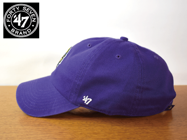C64《未使用品》47 BRAND 47ブランド【フリーサイズ】NFL MINNESOTA VIKINGS バイキングス 野球帽 帽子 キャップ USモデル