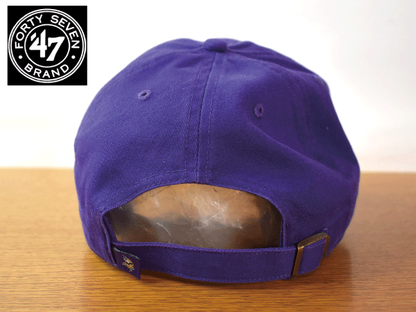 C64《未使用品》47 BRAND 47ブランド【フリーサイズ】NFL MINNESOTA VIKINGS バイキングス 野球帽 帽子 キャップ USモデル