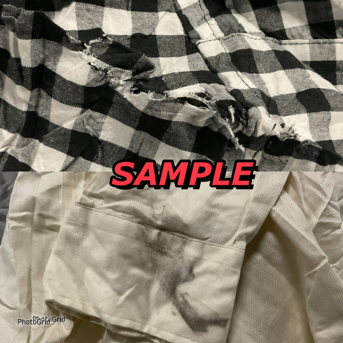 【T1503】★SALE大特価★ アメリカ古着 卸売り BIGサイズシャツ XL以上 50kgベール 半袖長袖 カラバリ豊富 ブランド豊富 オーバーサイズ_画像10