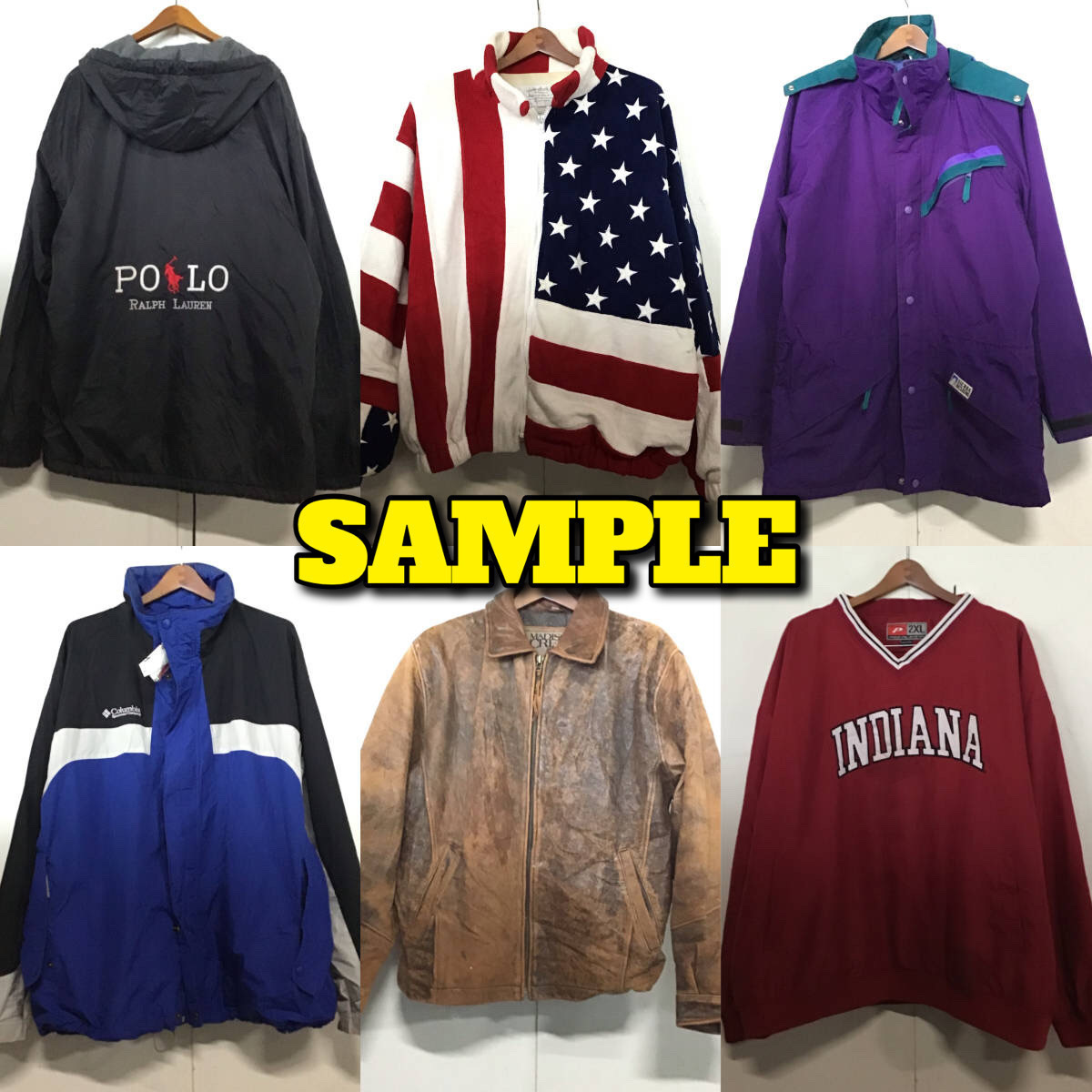 【T1518】★4ベールセット★ アメリカ古着卸オススメJACKET MIX200kg4ベールセット大特価目玉商品 80's90's00's アメカジ ヴィンテージ _画像2