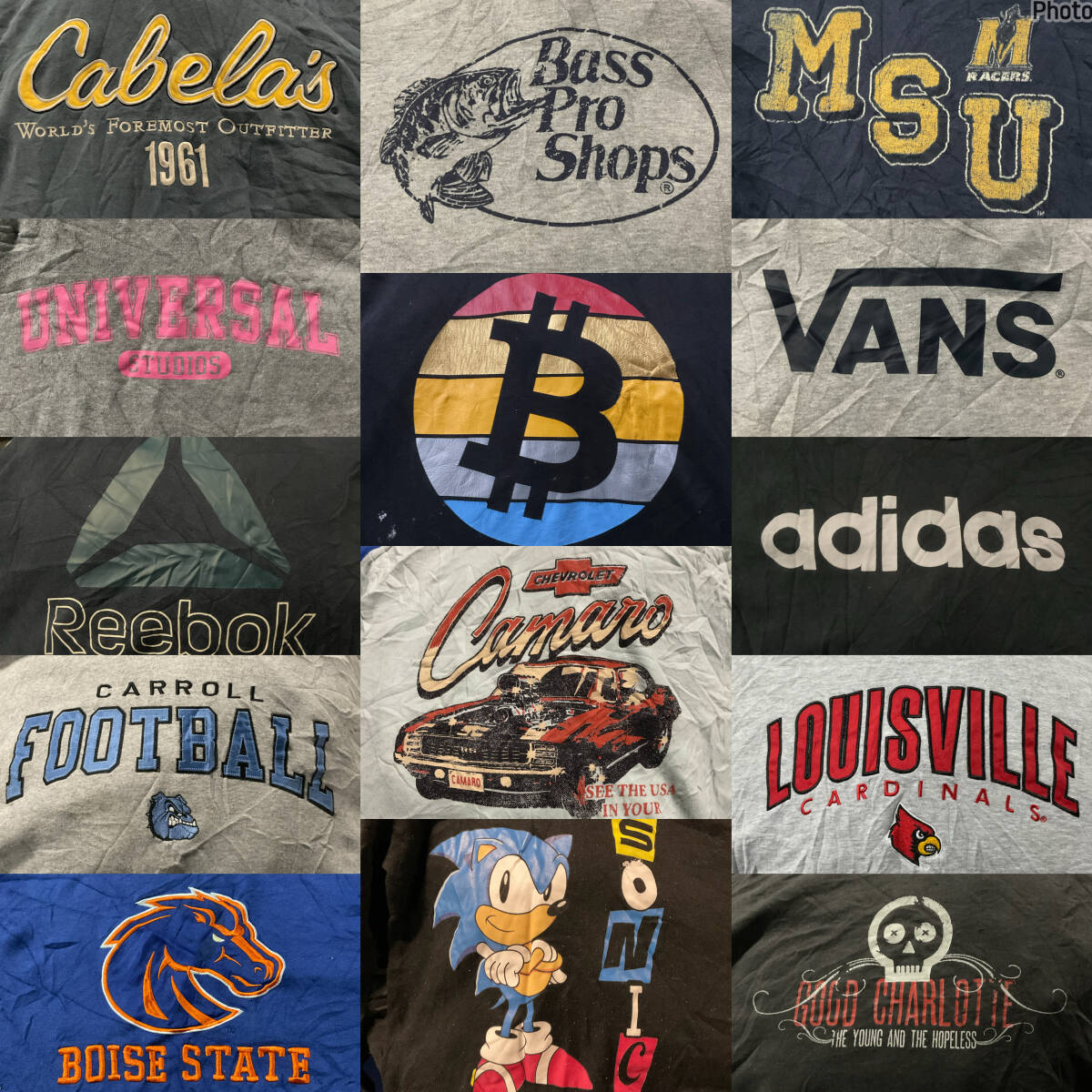 【T1456】★秋冬仕入れ★ アメリカ古着 古着卸 パーカー50kgベール 目玉商品 最安値 デザイン豊富 ブランドあり サイズMIX _画像3