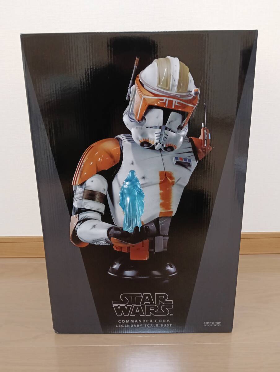 Sideshow スターウォーズ レジェンダリースケールバスト コマンダー・コーディ サイドショウ スタチュー 胸像_画像1