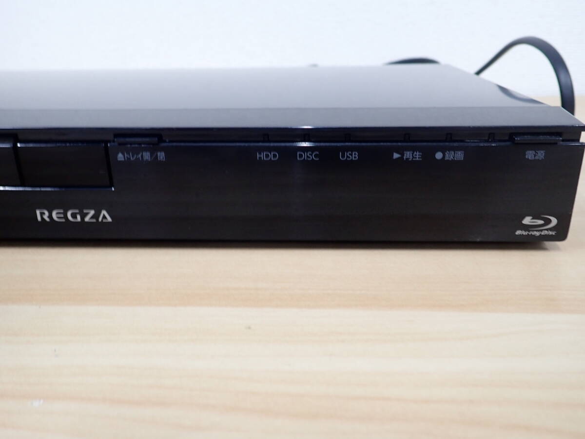 東芝 REGZA DBR-C100 ブルーレイレコーダー 2011年 通電のみ確認 現状品 激安1円スタート_画像4