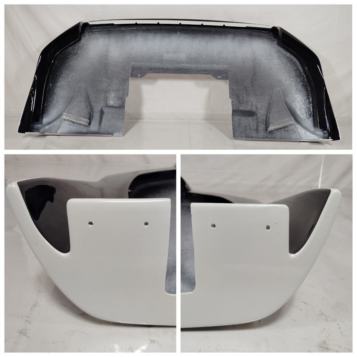 ■良品 送料込■即決 CRS ESSEX スティングレイパネル ハイエース 200系 ワイド 4型/5型/6型/7型/8型 ホワイトパール 070 ブラック 161_画像6