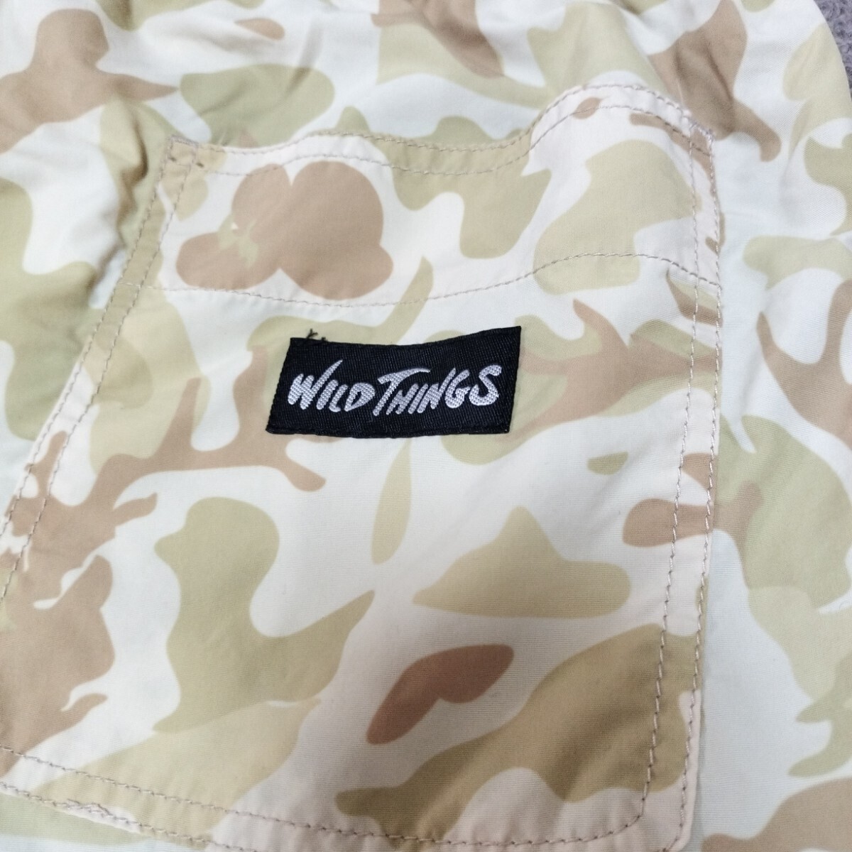 ワイルドシングス　WILD THINGS キャプテンスタッグ　CAPTAIN STAG ショーパンツ ハーフパンツ カモフラ　迷彩_画像9