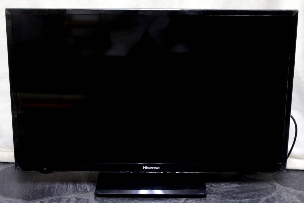 ⑫Hisenseハイセンス◆24A50◆2018年製◆ハイビジョンLED液晶カラー テレビ◆24V型◆ブラック系◆リモコン付◆テレビ視聴 確認OK_画像2